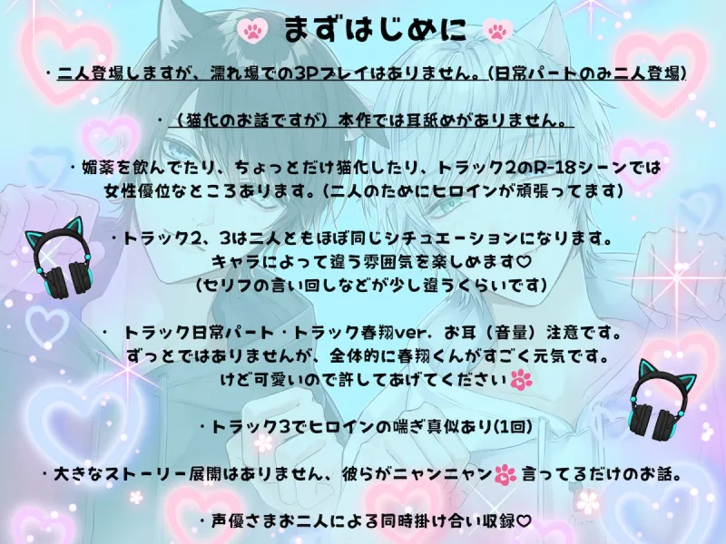 おねえちゃんはどっちのニャンコがお好き?もちろん俺(僕)だよね? おねえちゃんはどっちのニャンコがお好き?もちろん俺(僕)だよね?