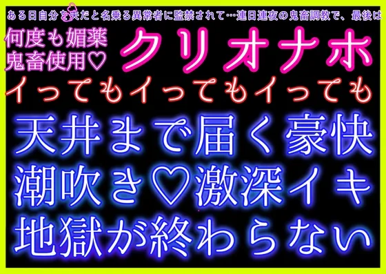 ある日自分を夫だと名乗る異常者に監禁されました〜鬼畜調教、最後は何度も媚薬を鬼畜使用‼️調教済み雌穴ゴリゴリ＆クリオナホでイってもイってもイキ地獄が終わらない〜