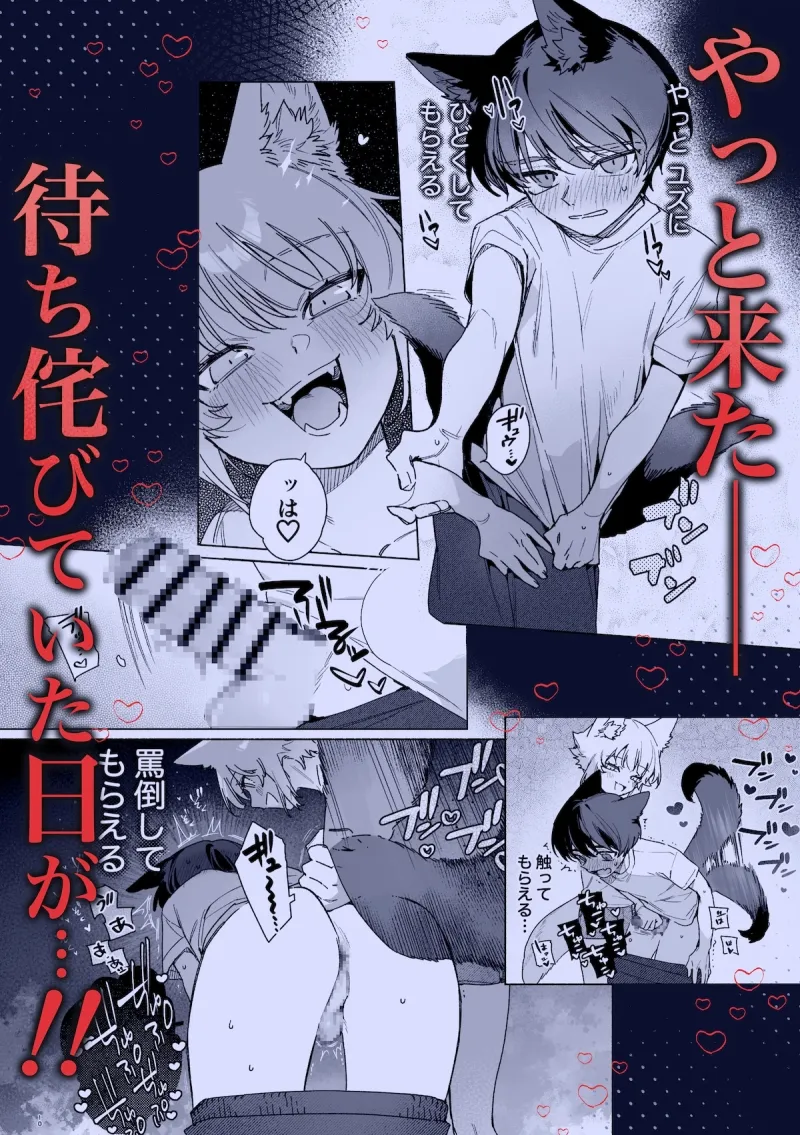 ♂が受け。コヨーテちゃん×甲斐犬くん2