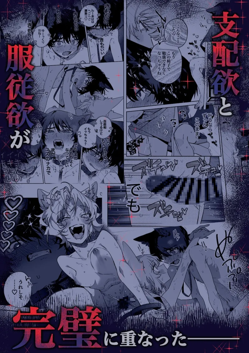 ♂が受け。コヨーテちゃん×甲斐犬くん2