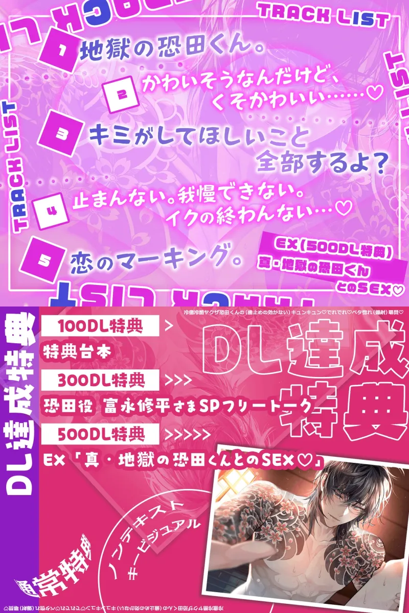 【初恋♡射精】冷徹冷酷ヤクザ恐田くんの(歯止めの効かない)キュンキュン♡でれでれ♡ベタ惚れ(爆射)尋問【全部…バレてますから…♡】