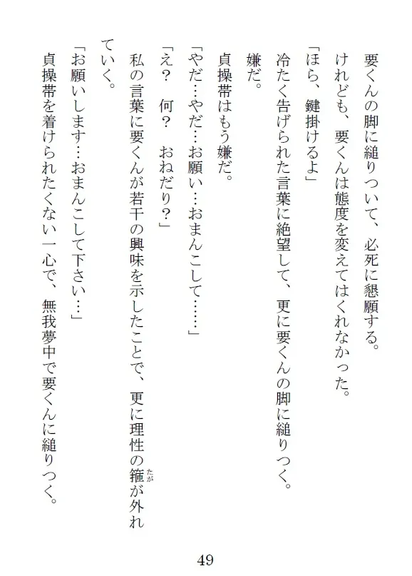 【小説版】裏アカ声優の絶頂管理after ～浮気した罰として人気声優のドS彼氏に貞操帯で管理されています～