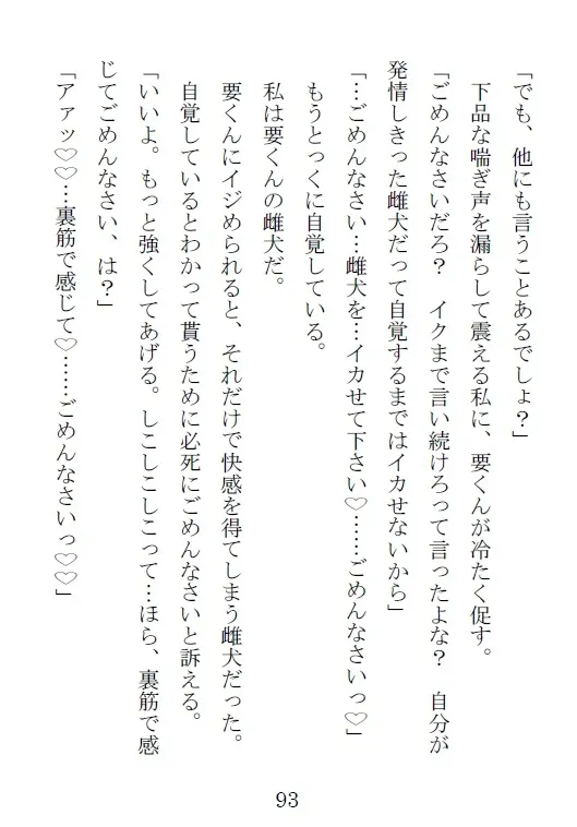 【小説版】裏アカ声優の絶頂管理after ～浮気した罰として人気声優のドS彼氏に貞操帯で管理されています～