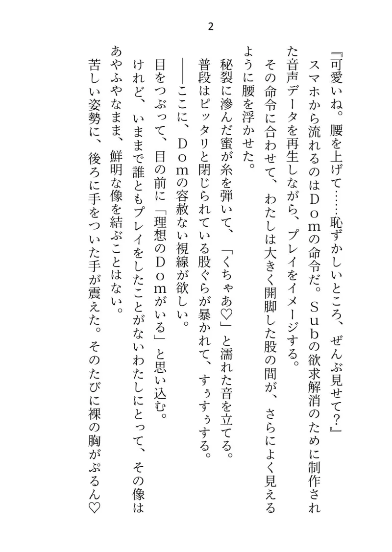 年下御曹司Domに深入りしたくなくて「プレイで処女喪失は嫌」と言ったらアナル調教＆恋人のよしよしご褒美おまんこ挿入で陥落させられちゃいました【Dom/Subユニバース】