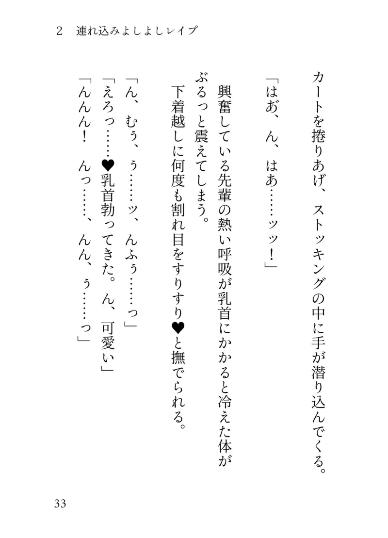 有能な陽キャ先輩は実はストーカー、種付け強制よしよしレイプで堕とされる
