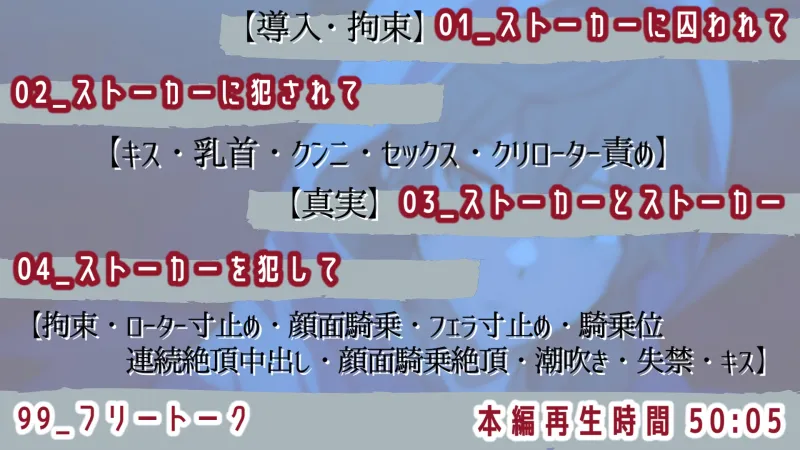 ストーカーにめちゃくちゃにされてストーカーをめちゃくちゃにしてみた