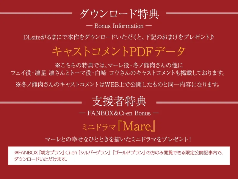 Omertà Famiglia(オメルタ・ファミリア) Target01 マーレ(CV.冬ノ熊肉)