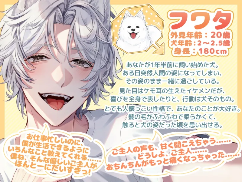 【KU100】発情ケモ耳男子!〜耳元でずーっと、もふもふペロペロ!〜