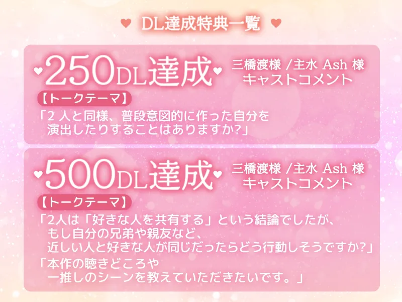 【KU100】幼なじみでスパダリ兄弟の板挟み濃密3P〜どっちも選べないなら3人でしようよ?〜