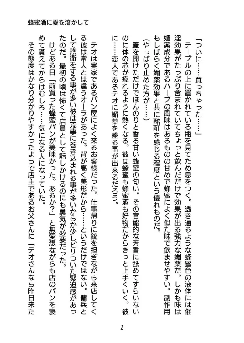 蜂蜜酒に愛を溶かして 〜奥手な恋人に媚薬を盛ったらめちゃくちゃ愛されました〜