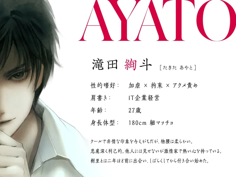 【監禁×加虐×復讐 やりきれない愛憎story】アヤトの愛した女