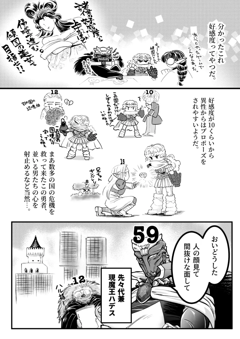 魔王の好感度がなんかすごかったので好感度が100になったら告白しよう!