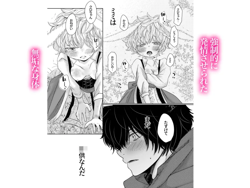 ミミとクロちゃん〜密かにクソデカ感情を抱えてた狼おにいちゃんにふわふわうさちゃんが溺愛濃厚種付けセックスされちゃうおはなし〜