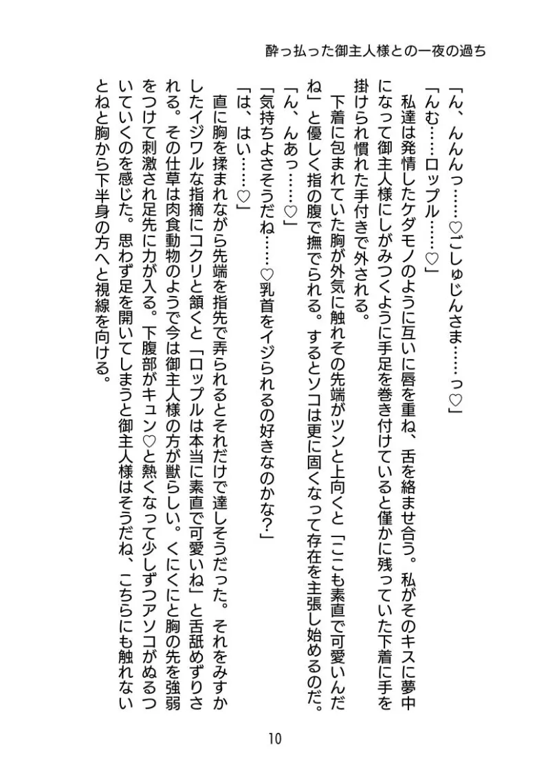 酔っ払った御主人様との一夜の過ち〜遺伝子の相性が良すぎて的中してしまいました〜