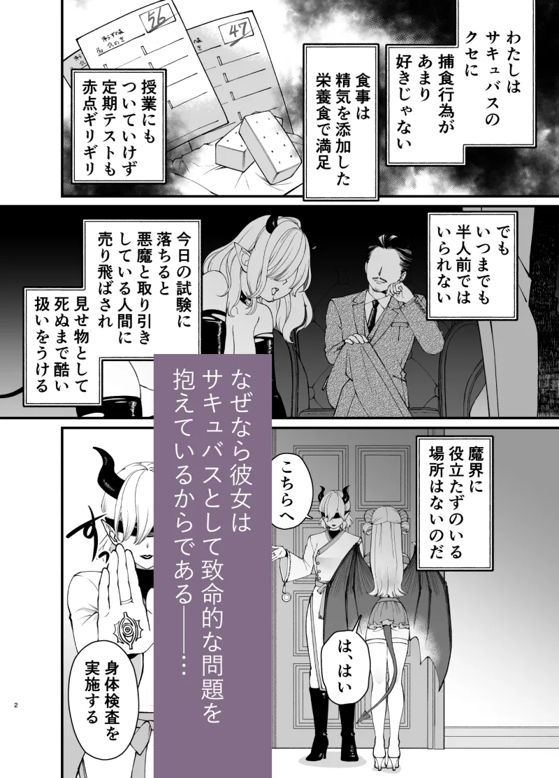 おちこぼれ(不感症)サキュバスの淫魔試験 〜わたしだけ鬼試験官に追試を言い渡されてピンチです…!〜