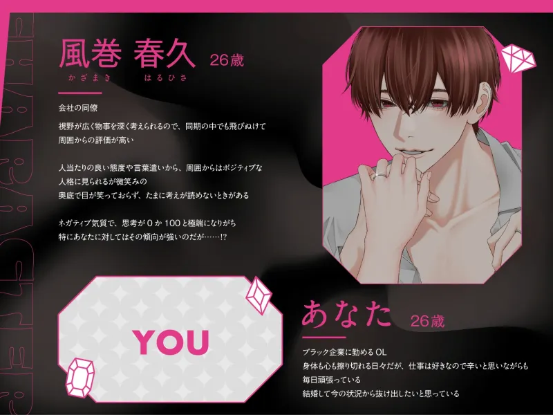 【M向け】執着系激重同僚に交際0日婚を迫られた結果、無理やり初夜に持ち込まれました