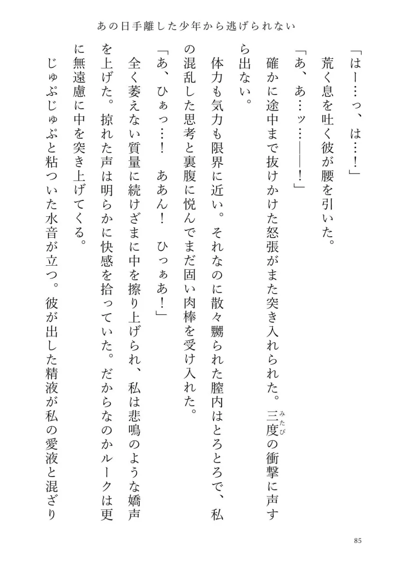 【小説版】あの日手離した少年から逃げられない【前編】