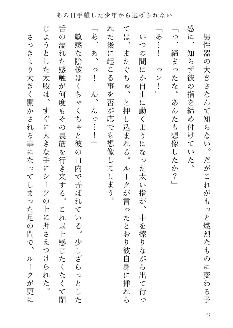 【小説版】あの日手離した少年から逃げられない【前編】