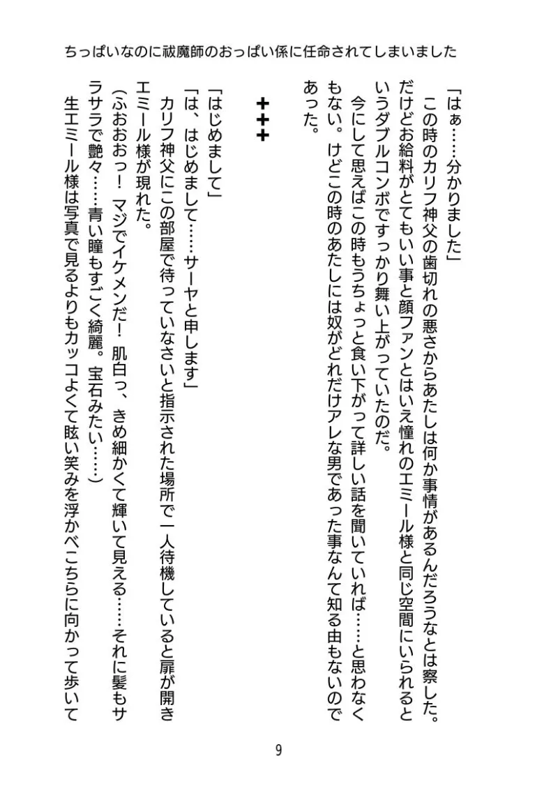 ちっぱいなのに祓魔師のおっぱい係に任命されてしまいました。