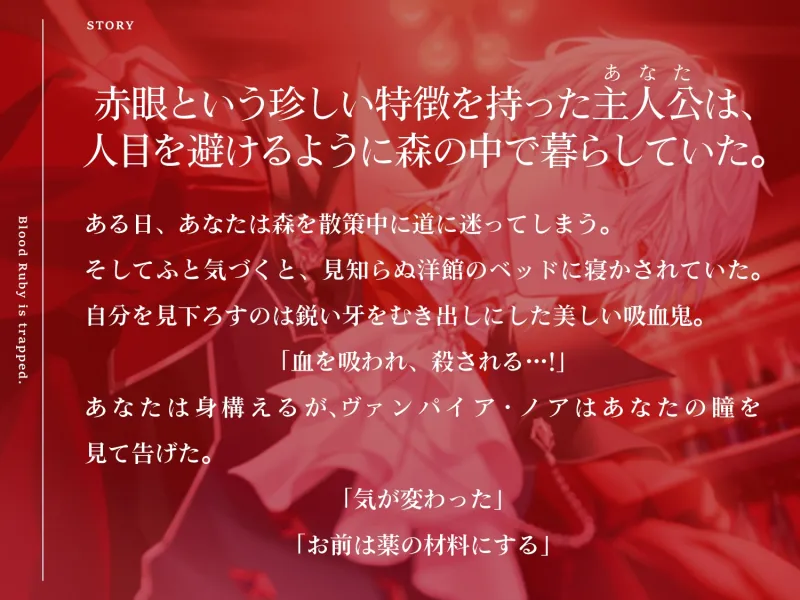 【監禁 吸血 媚薬】ブラッドルビーは囚われる～美麗吸血鬼に血を吸われながら中出しえっち～