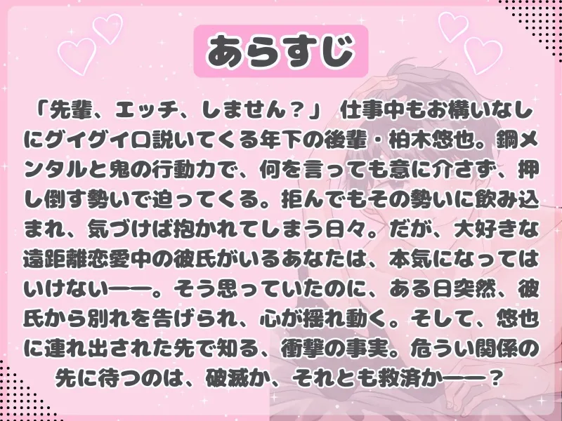 鋼メンタル後輩がグイグイ来すぎて、今日も今日とて断れない . . .
