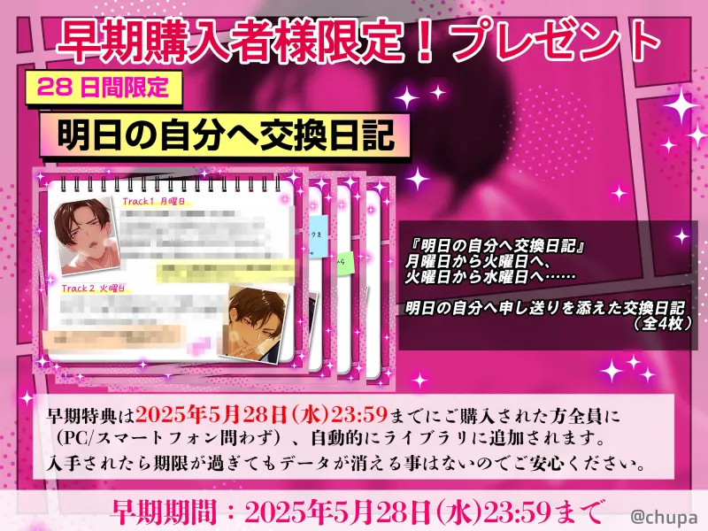 【7日連続絶頂約束】7キャラ演じ分け→月火水木everyday甘やかしイカせ合い敏感おまんこWEEEEKな金土日【自然演技すぎて鼻すすり音あり】
