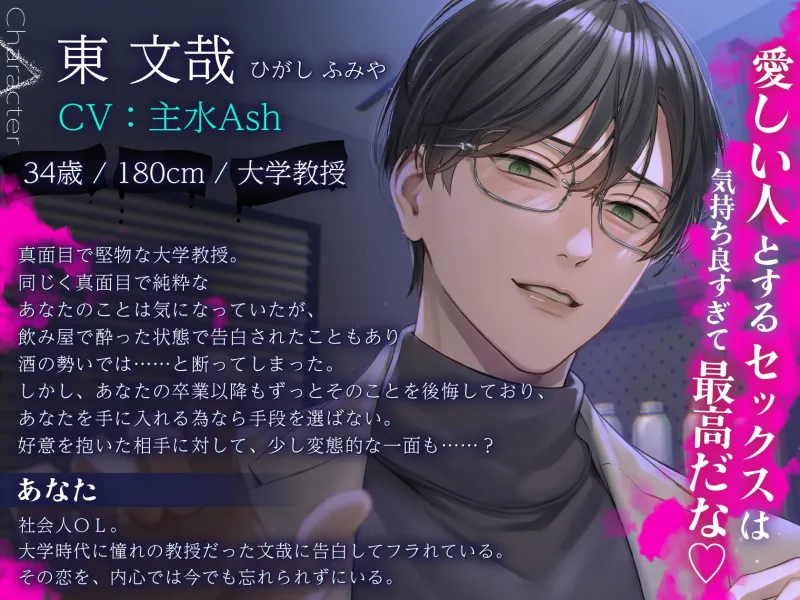 【※※ 強 ♡ 発 情 ※※】東教授の拗らせ溺愛媚薬セックス ～むかしフラれた相手に激ヤバ執着されています～