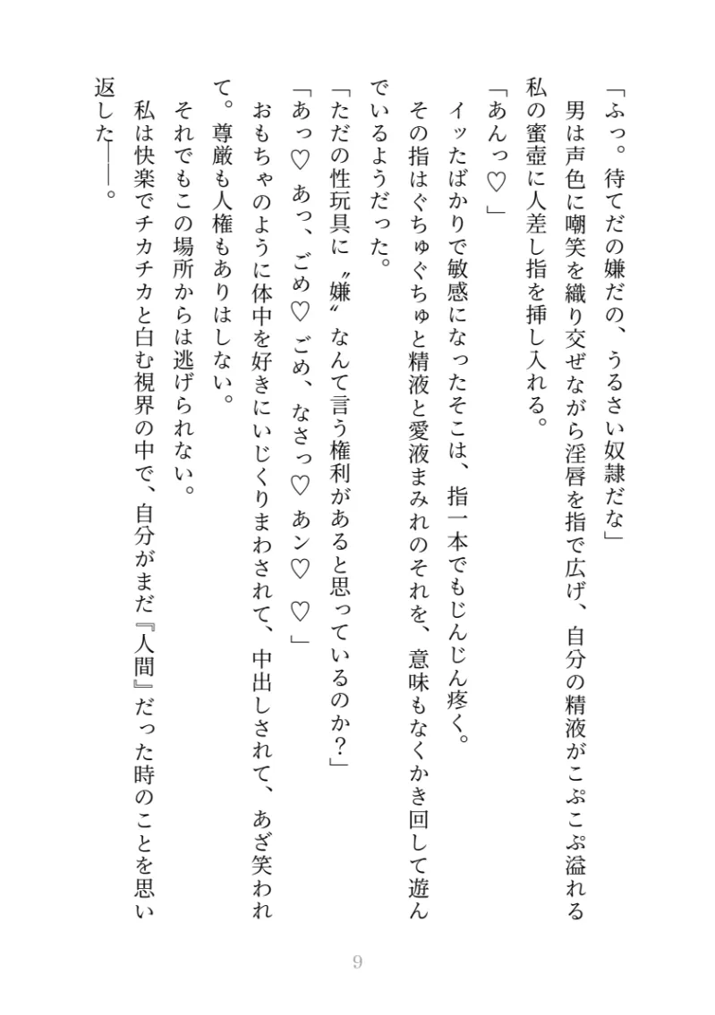 オークション商品だった私が愛玩具としてぐちゃぐちゃに溺愛されるまで