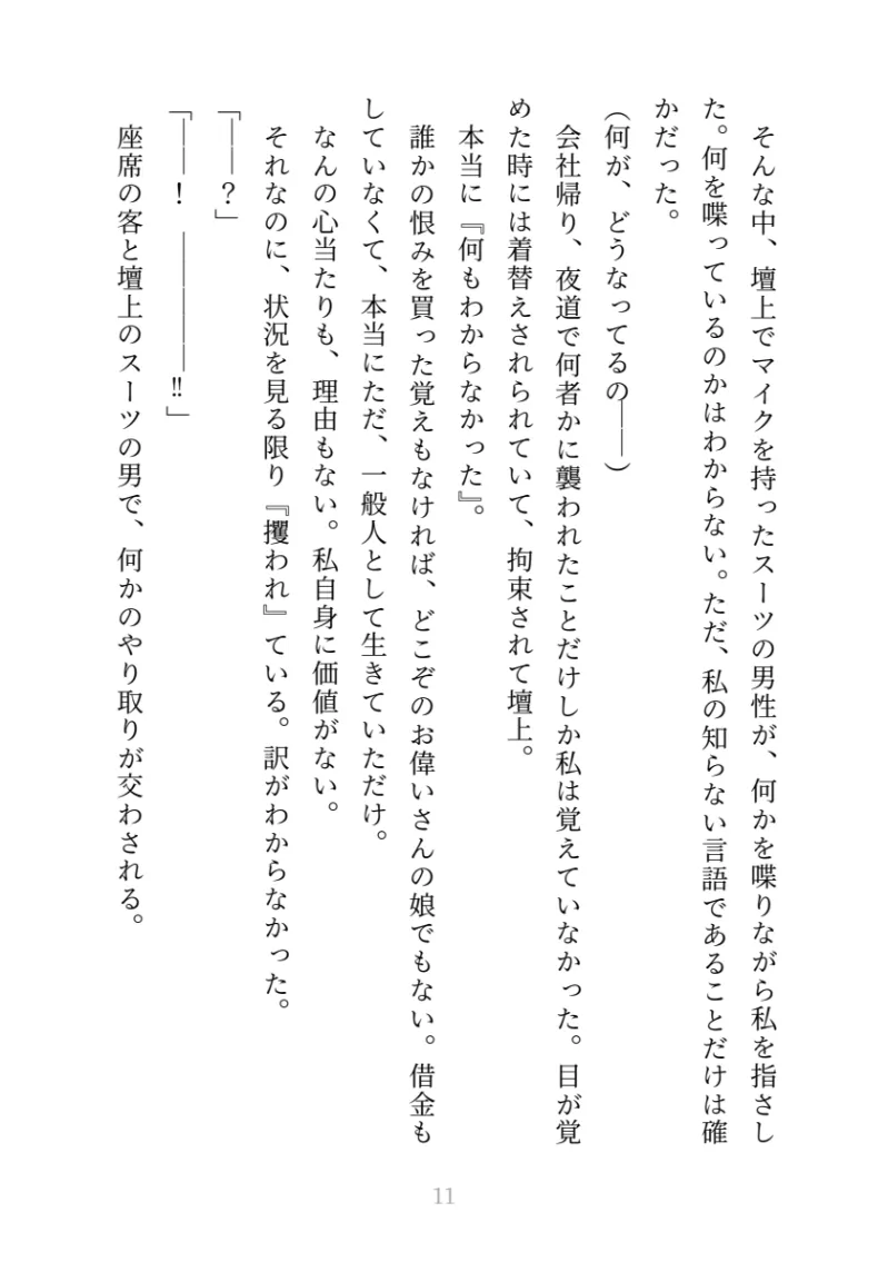 オークション商品だった私が愛玩具としてぐちゃぐちゃに溺愛されるまで