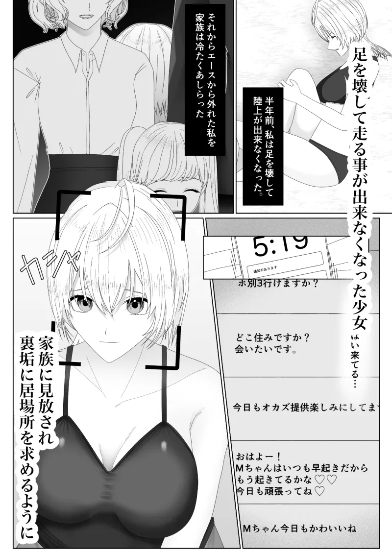 水泳部のマネージャーになりました