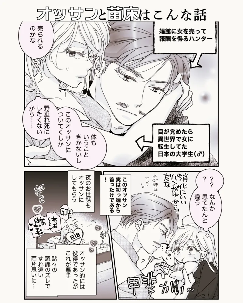 オッサンと苗床+朝からオッサンのオナサポ快楽責めで起きられません！