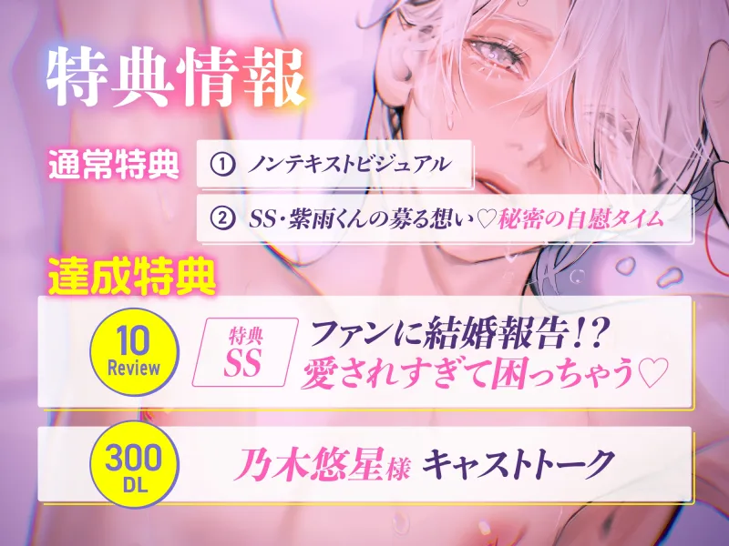 【CV.乃木悠星】呪いのえろ人形で推しの紫雨くんをえろえろエッチに責めまくりたい！【可愛すぎる喘ぎたーっぷり】