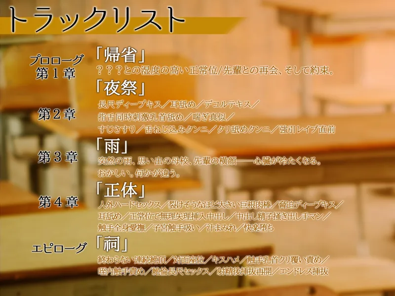 【同時全身愛撫×触手×体格差】初恋夏葬「身体も、唇も、唾液も、細胞のひとつひとつまで――すべてワタシのモノだ……♡」