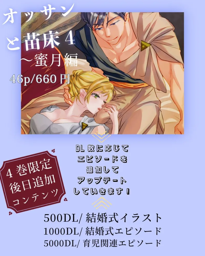 オッサンと苗床4〜蜜月編