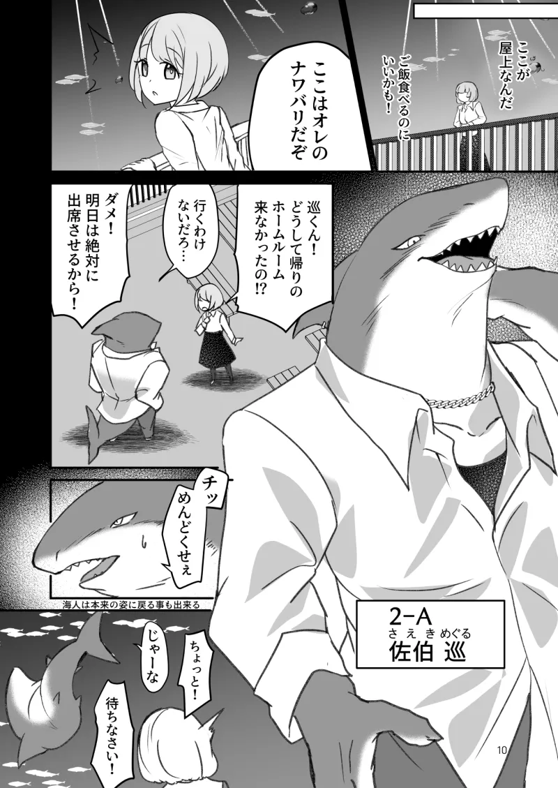 海人学園～新任女教師は人間でした～