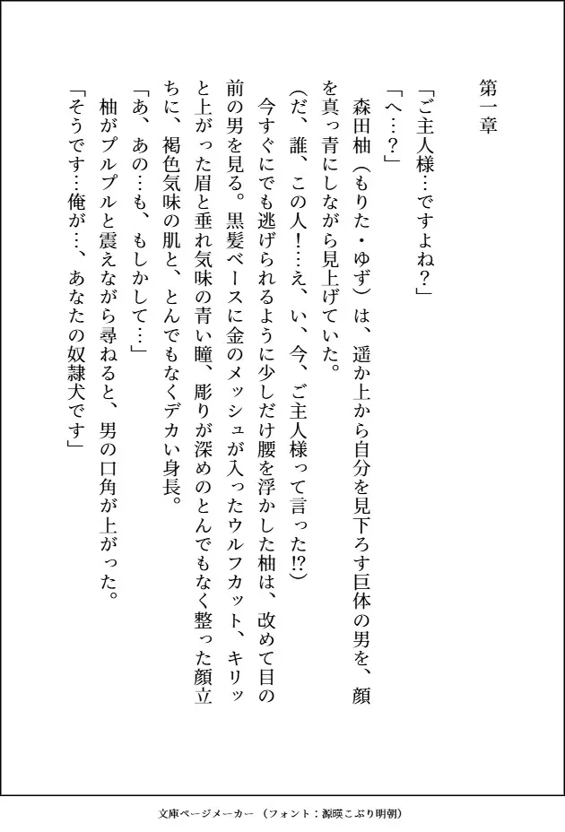 通話だけで調教してたM犬(実は凶悪顔デカ強男子)の子犬顔に絆されてえっちな躾してたら、本気獣ピストンに負けてご主人様兼恋人になる話