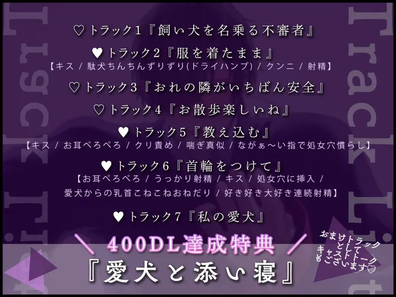 自称・愛犬「ご主人さま♡」←誰何知らん怖～執着デカワンコのお漏らし射精が止まりません～
