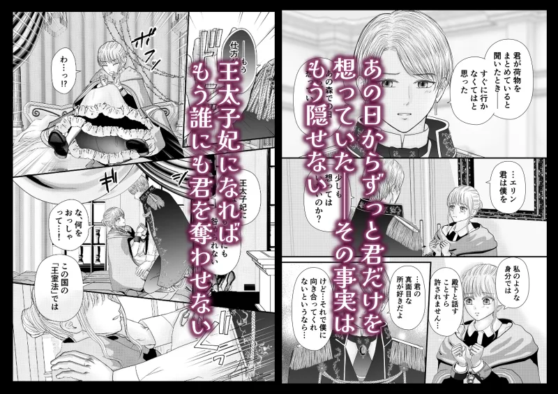 王太子の執着に溺れてメイドは恋を知る