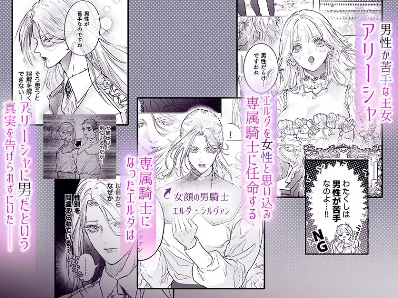 女騎士だと思ったら男だった〜子宮に忠誠のキスを〜