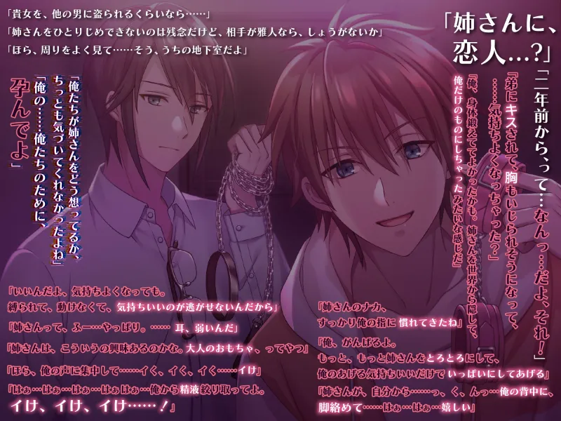 【本編だけでたっぷり127分!!!】双子の兄弟と本物の家族になるための調教生活