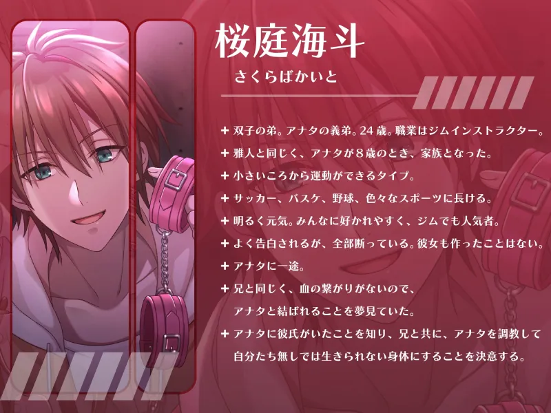 【本編だけでたっぷり127分!!!】双子の兄弟と本物の家族になるための調教生活