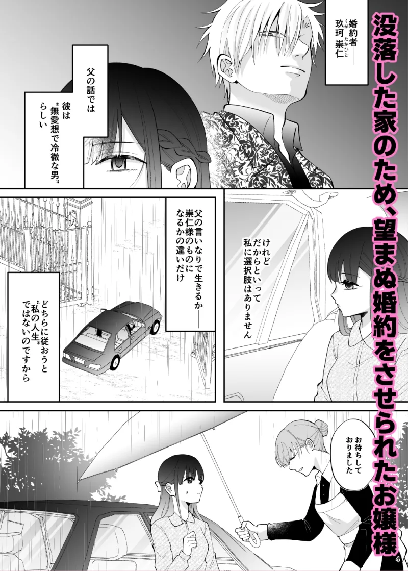 理性ゼロ婚約♡ 元お嬢様、結婚相手を襲うつもりが反撃されるっ