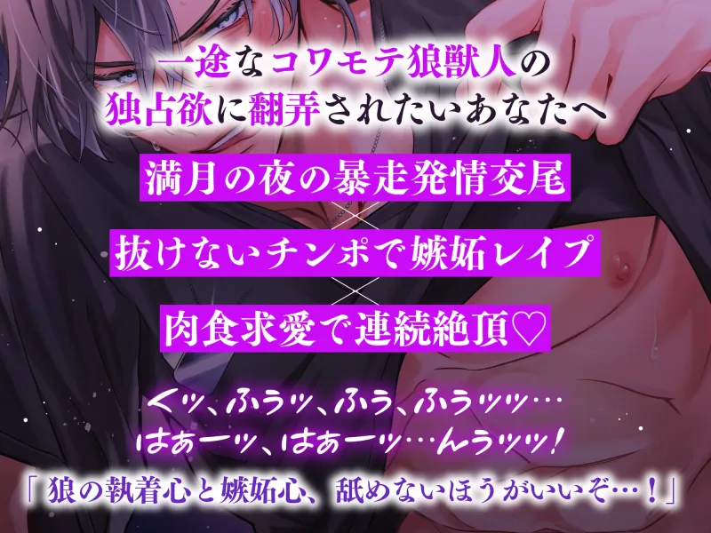 【⚠︎満月の夜に注意⚠︎】隣のオオカミさんは発情期。～執着心たっぷりなヤンデレ獣人の溺愛暴走グチャトロえっち【嫉妬レイプ×肉食求愛】