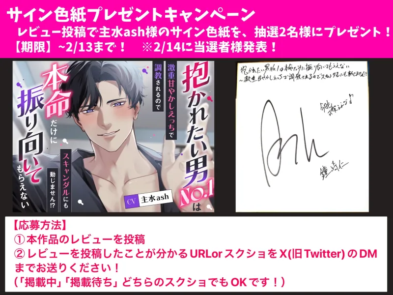 抱かれたい男No.1は本命だけに振り向いてもらえない〜激重甘やかしえっちで調教されるのでスキャンダルにも動じません！?〜