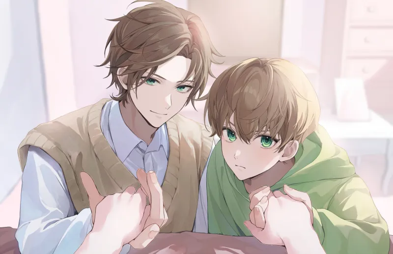 心配性な幼馴染の兄弟に癒されるリラックスタイム