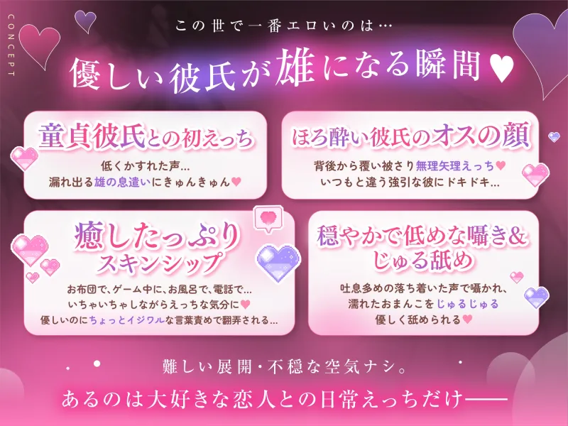 「雄になってもいい?」(非)日常えっち。~せっくす覚えたて陰キャ彼氏が雄になるまで~