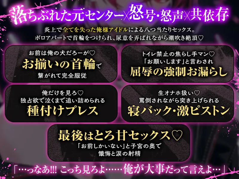 【裏垢炎上×尊厳破壊】UNDER:DOLL 01. レン 裏垢炎上編「トイレ?ダメに決まってんだろ。そこで漏らすまで我慢しろ、俺の犬なんだからさァ♡」