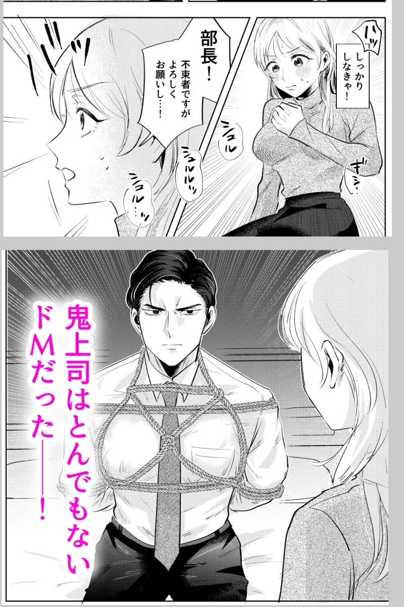 【女性優位＆男性受け】【ドM×ドM】え⁉ドMの私がこの鬼上司を抱くんですか⁉