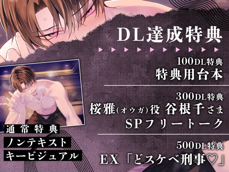 【ダメなのに…♡】極道αと(新人)刑事Ωの発情ラブチェイス『刑事さん、ヒートまんこにヤクザちんぽ捩じ込まれてますよ…どうですか…?』【抗えない♡】