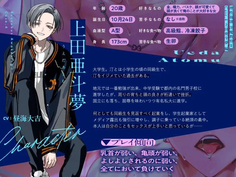 【理性崩壊♦️淫魔教育Ⅱ】Case.4 人生舐めてる性悪大学生を恥辱制裁。プライドずたずた腰へこピストン、大量射精。こんなの味わったらもう普通のセックス出来ない…